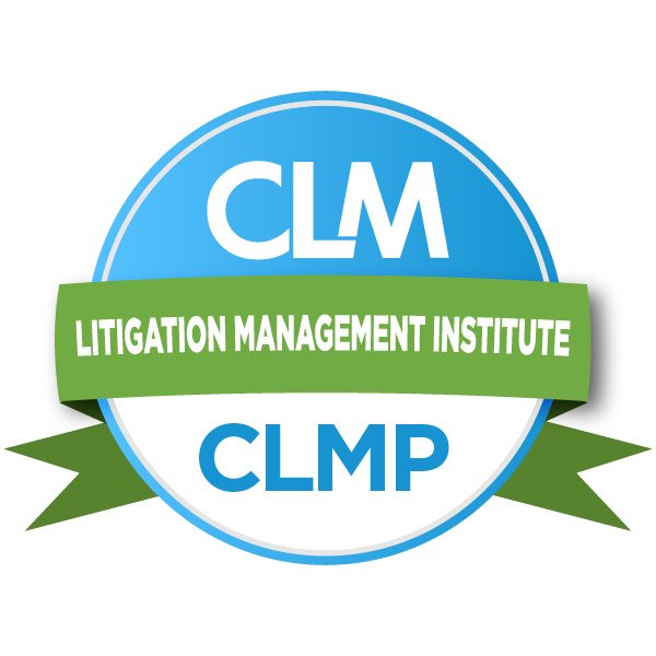 Certified Litigation Management Professional badge